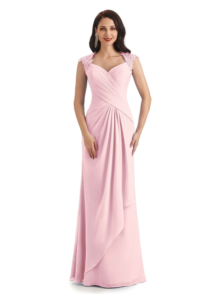 blush pink mother of the bride dresses